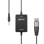Adaptador de audio BY-BCA60 Boya para conectar micrófonos XLR a dispositivos con entrada de 3.5mm | TechPro