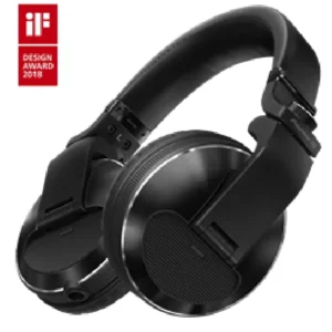 Audífonos profesionales HDJ-X5-S Pioneer color plateado con diseño plegable y alta resistencia para DJ | TechPro