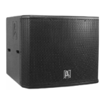 Bajo Activo MU18BA Beta Three 18" 600W RMS con woofer y DSP para refuerzo de graves profundo | Techpro