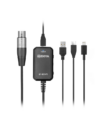 Adaptador de audio BY-BCA70 Boya con cables USB-C, Lightning y USB-A para micrófonos XLR | TechPro
