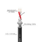CABLE DMX022 - 24AWG ROLLO X 100m