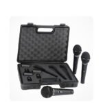 Kit de 3 Micrófonos XM1800S BEHRINGER dinámicos cardioides con estuche y clips | Techpro