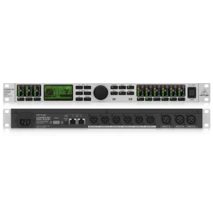 Procesador de Audio DCX2496 BEHRINGER digital 3 vías con EQ paramétrico y análisis RTA | Techpro
