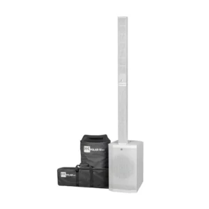 Cabina Activa Polar 12 MK2 White HK Audio tipo columna en acabado blanco con conectividad Bluetooth para eventos | TechPro